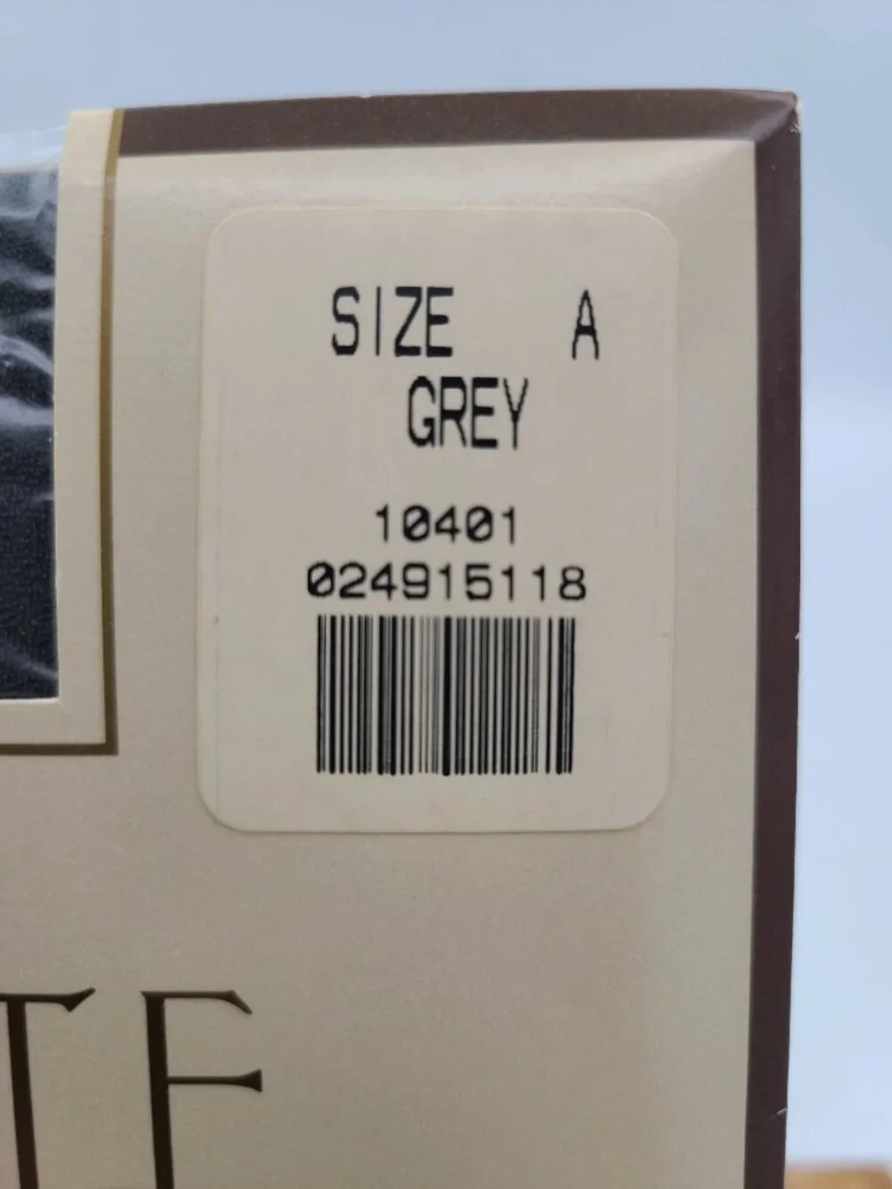 Vintage Petite Sophisticate Silken Sheer Pantyhose Grey Size A NIP Small